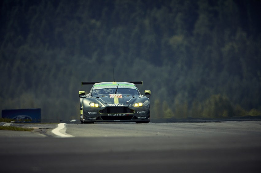 Aston Martin on Nurburgring. Cornering guide