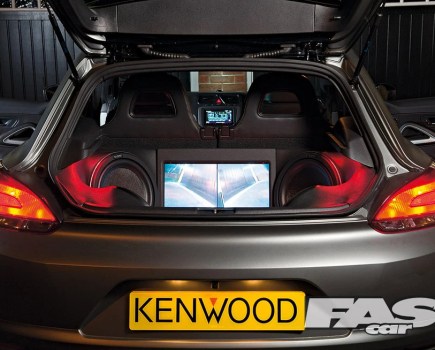 The boot build in Kenwood's Scirocco.