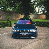 Front shot of tuned BMW E46 M3