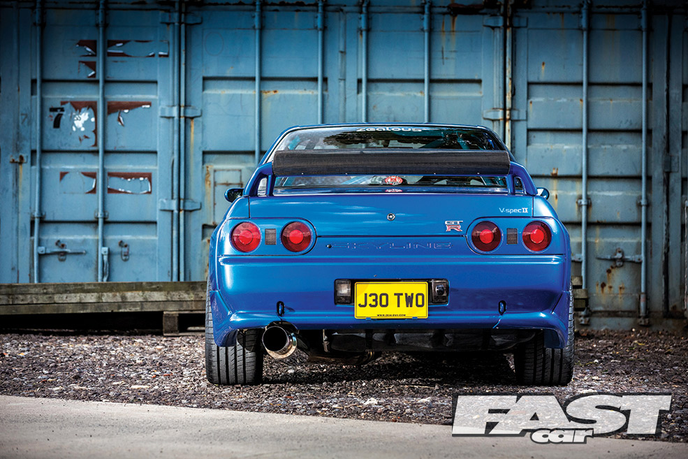 Fujitsubo exhaust on Skyline GT-R