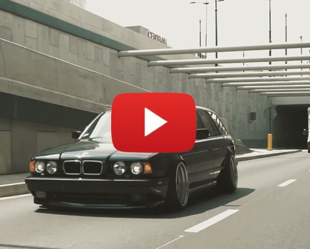 Stanced BMW E34 Wagon