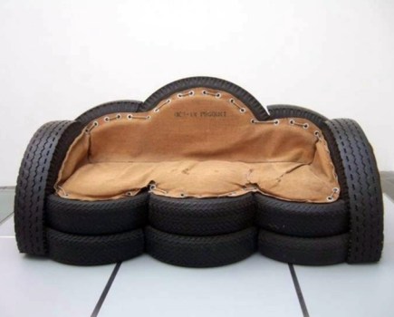 things made from car tyres