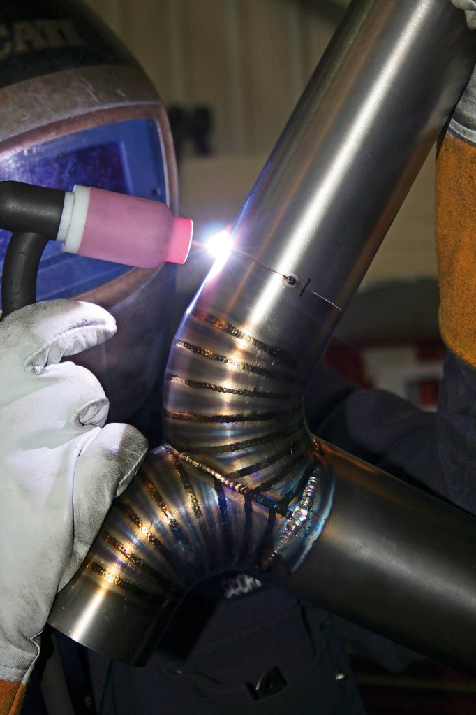 welding exhaust pipe