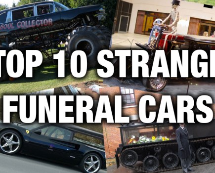 strange funeral cars