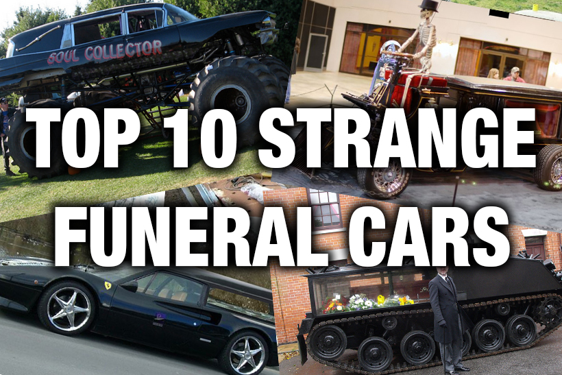 strange funeral cars