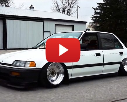 bagged honda civic ef sedan