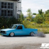 Side shot of modified VW Caddy