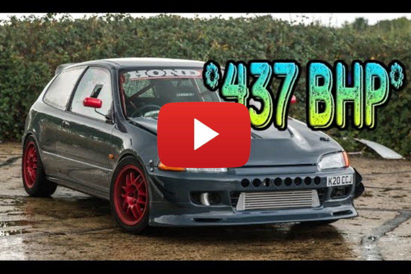 437bhp Supercharged K20 Honda Civic EG Fast Car