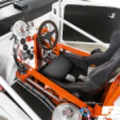 Beetle Race Car cockpit