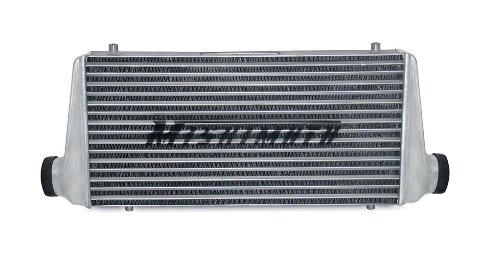 An intercooler produced by Mishimoto.