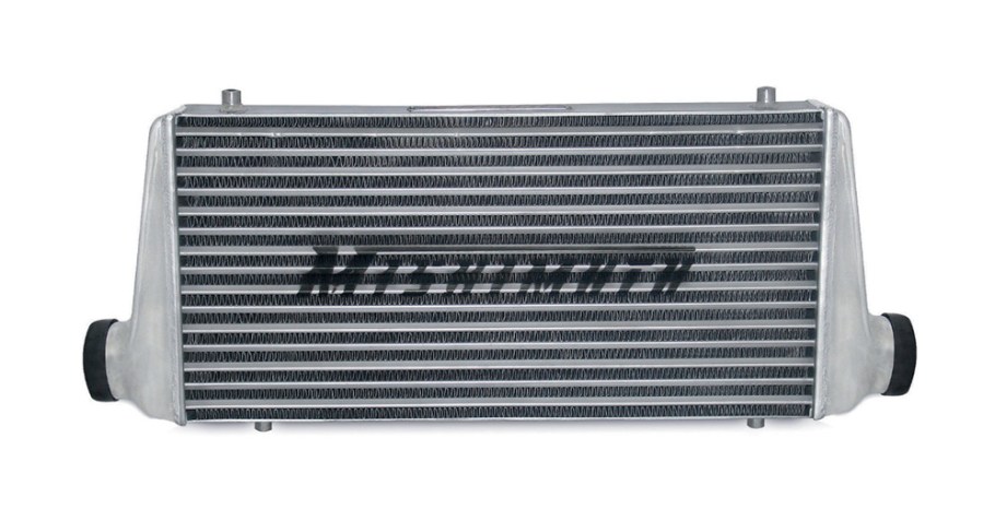 An intercooler produced by Mishimoto.