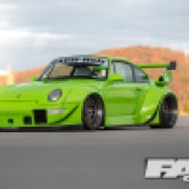 RWB Porsche 993 green