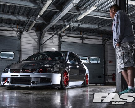 Tuned Mitsubihi Evo IX