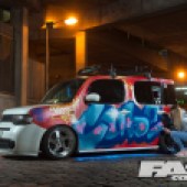 modified Nissan Cube