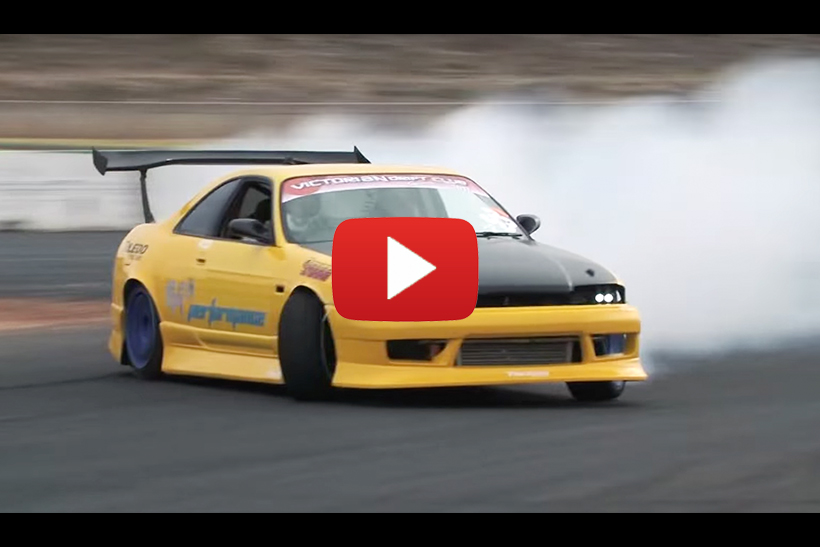 Nissan Skyline R33 GTS-T Slays Some Tyres