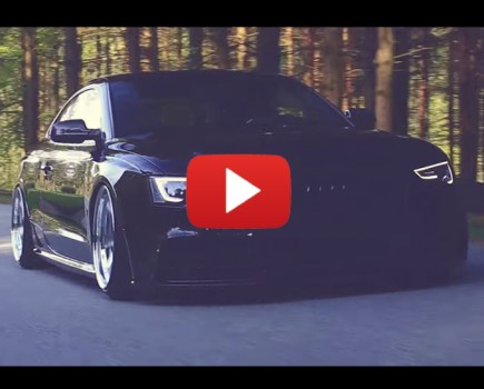 Bagged Audi RS5 on RAD48s