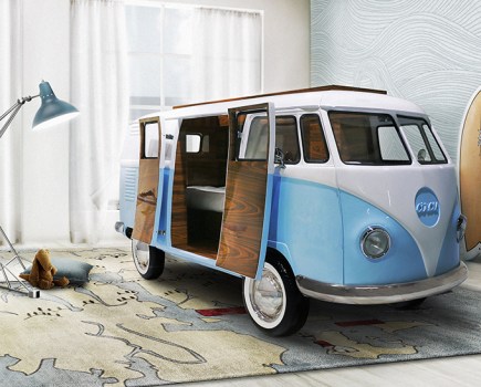 vw camper van bed