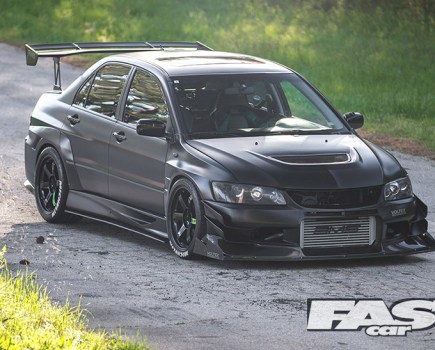 Tuned Mitsubishi Evo 8