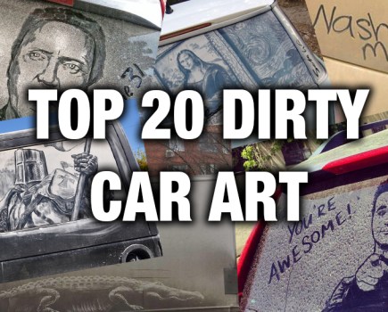 dirty car art best