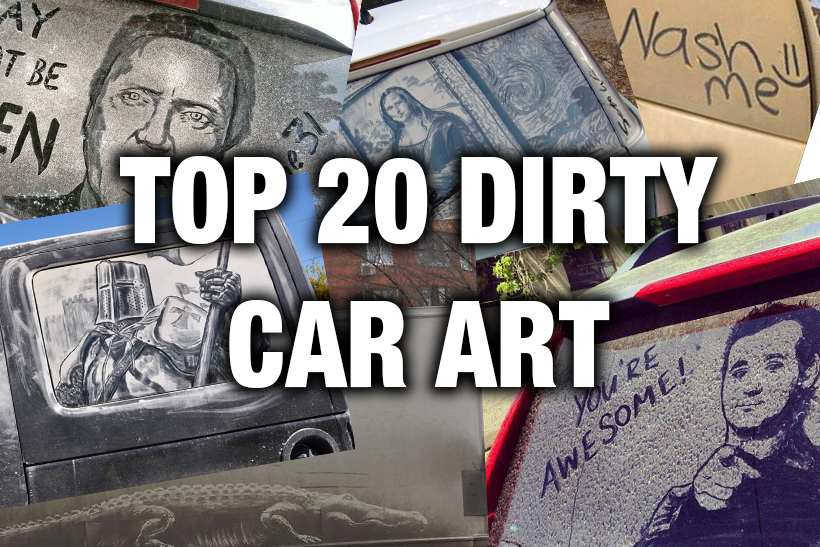 dirty car art best