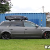 Audi A6 Thule Roof Box Side-profile