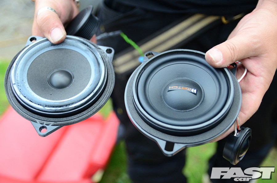BMW 335i Audio Speakers components