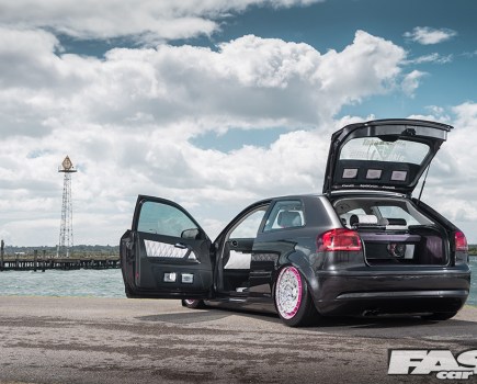 modified Audi A3 rear