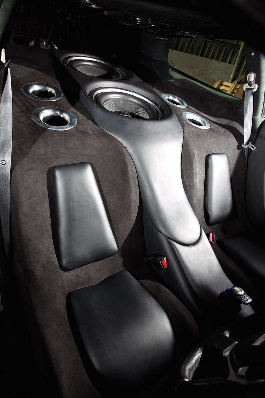 Speakers in back seats