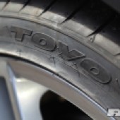 Audi RS4 B7 Toyo Tyres close-up
