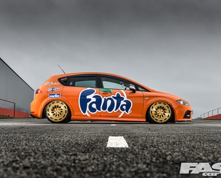SEAT Leon modified Fanta