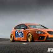 SEAT Leon modified Fanta