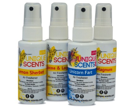 UNIQUE SCENTS AIR FRESHNERS