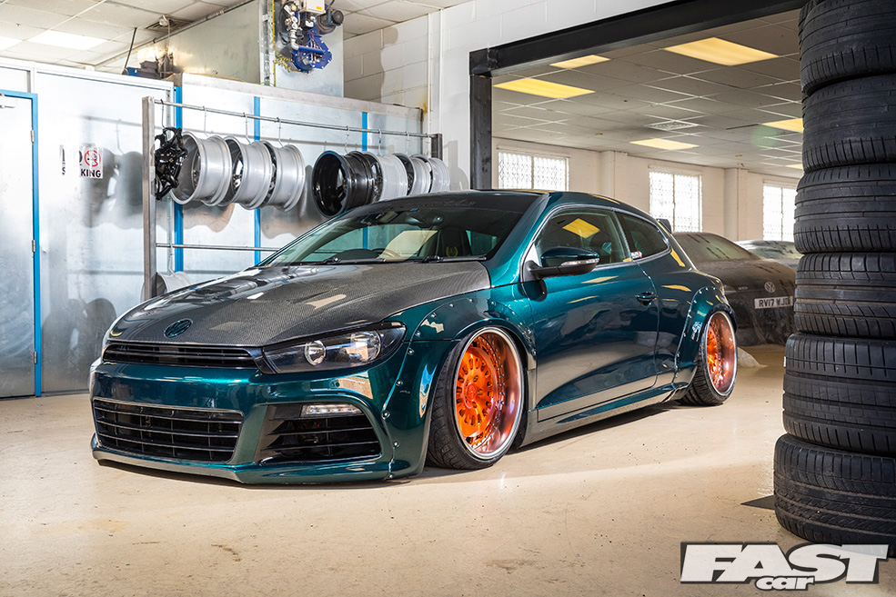 WIDE ARCH VW SCIROCCO teal