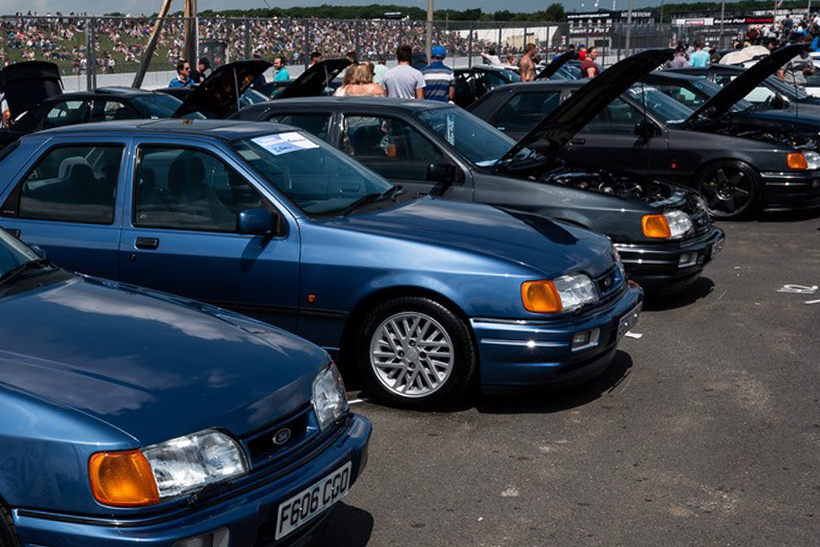 SIERRA SAPPHIRE COSWORTH 30TH ANNIVERSARY DISPLAY AT FORDFEST