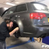 Audi RS4 B7 KW elevated install