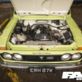 Driftworks Toyota Hilux engine exposed