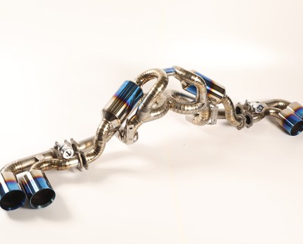 Catback exhaust for ferrari