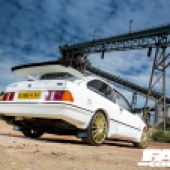 Ford Sierra RS Cosworth white road test