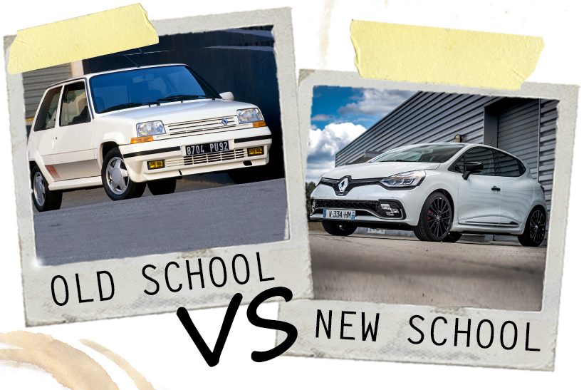 OLD SCHOOL VS NEW SCHOOL: RENAULT 5 GT TURBO VS THE RENAULTSPORT CLIO ...