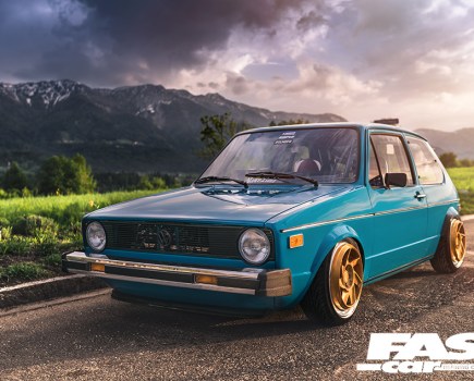 VW mk1 golf Gabriel Couty rad 48 tuned modified