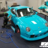 RWB Porsche 993 Miami Blue