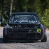 Front end shot of 1JZ VW Caddy