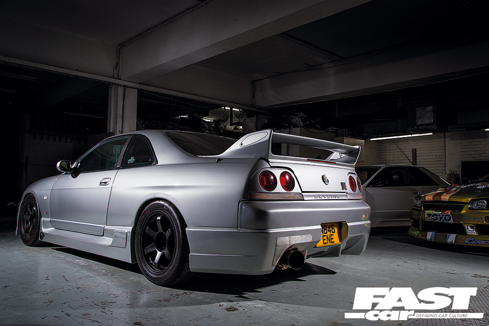 Alex Khateeb Nissan Skyline R33 GT-R rear