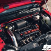 Modified VW Lupo GTI engine shot