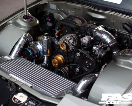 TUNED MAZDA RX-7 FC engine shot