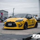 modified Citroen DS3 tuned yellow