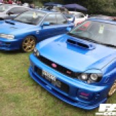 Blue Subaru ST at the Forge Action Day 2019