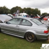 left side shot of a grey BMW Series 3 E46 at the Forge Action Day 2019