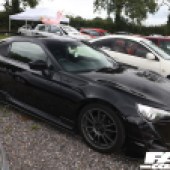 Right side shot of a black Toyota 86 at the Forge Action Day 2019