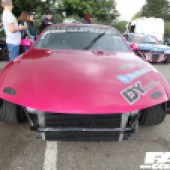 A pink Nissan Silvia at the Forge Action Day 2019
